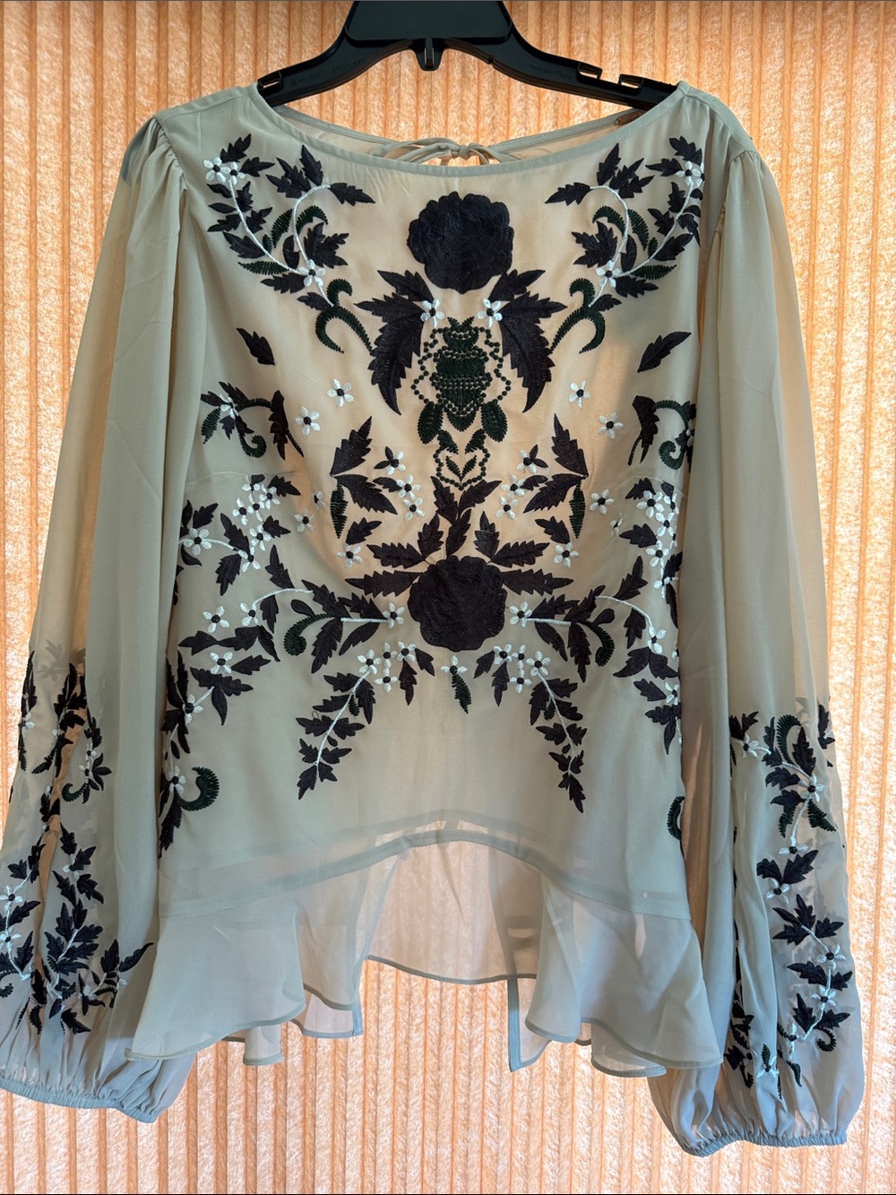 Free People World’s Apart Blouse NWT Size S - Picture 3 of 6